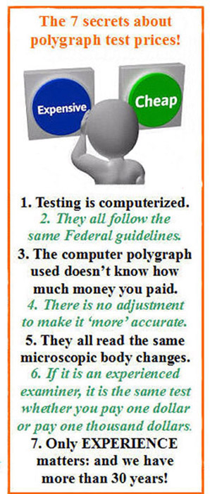 polygraph examination Arcadia California